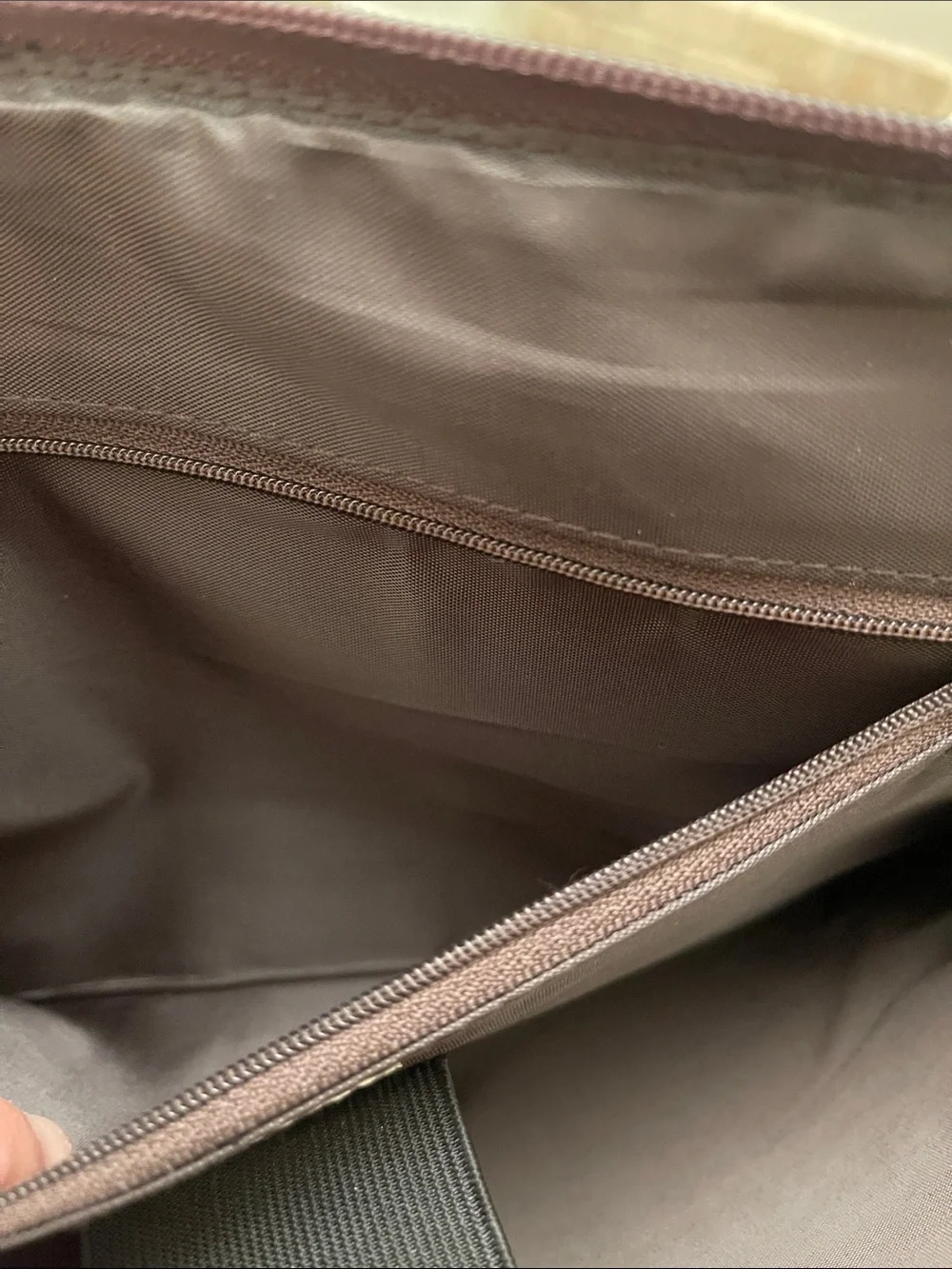 Coldwater Creek Classic Brown Woven Computer  Bag - Women's Shoulder Bag
